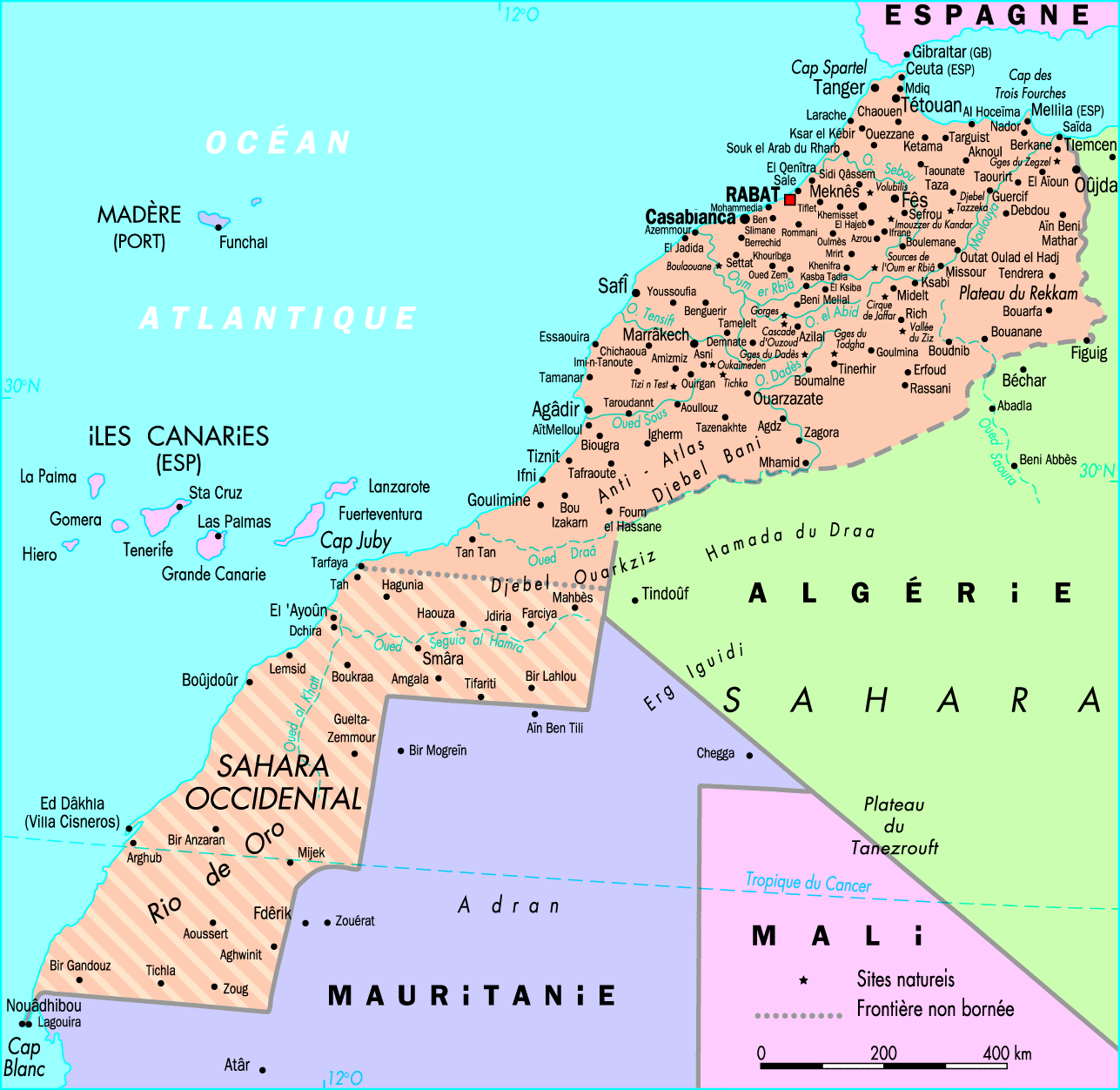 Carte Complete Du Maroc - My Blog